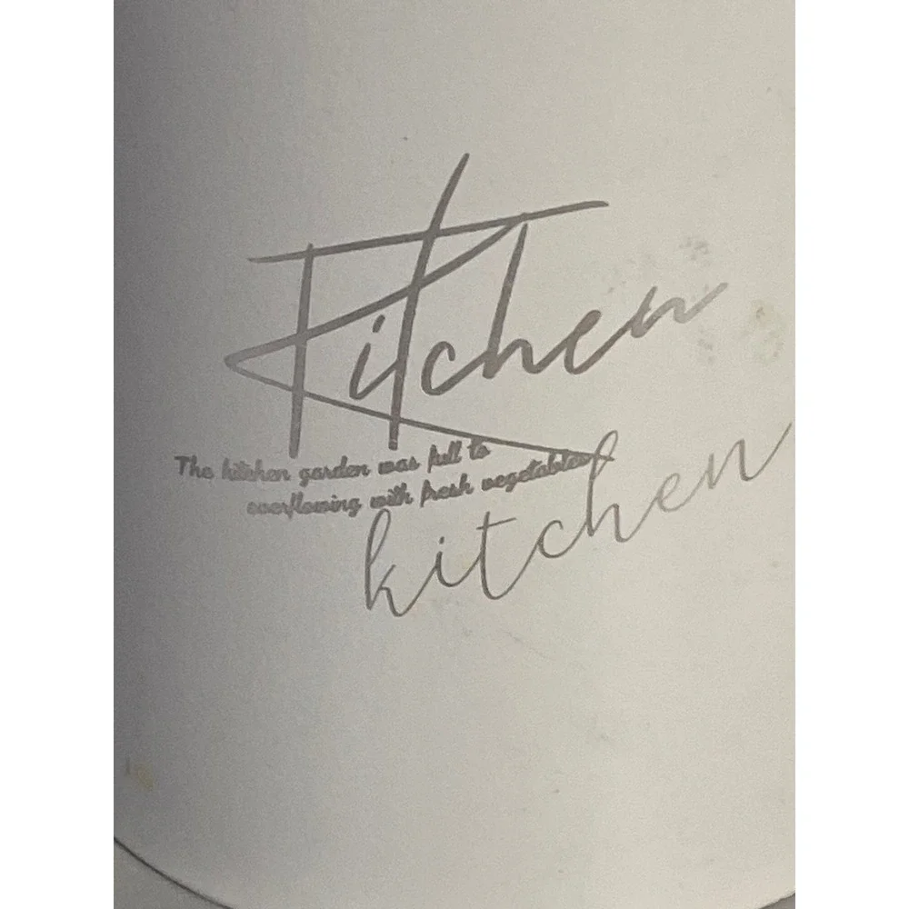White Kitchen‎ Countertop Organizer Utensil Holder Storage Canister